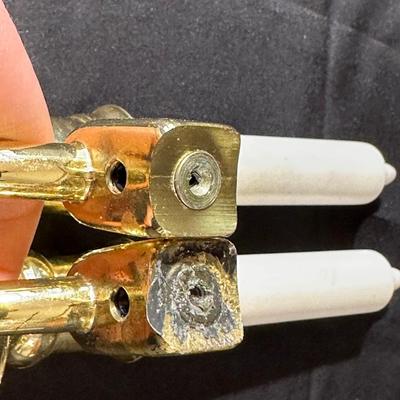 Lot of Vintage Brass Candle Holders and Trinkets