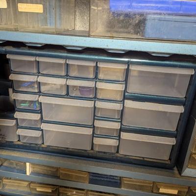 Parts Cabinets With Accessories Including Cans