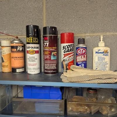 Parts Cabinets With Accessories Including Cans
