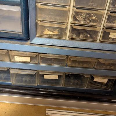 Parts Cabinets With Accessories Including Cans