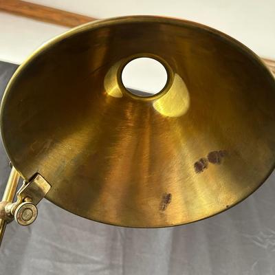 Vintage Brass Department 56 Candle Lamp & Holder