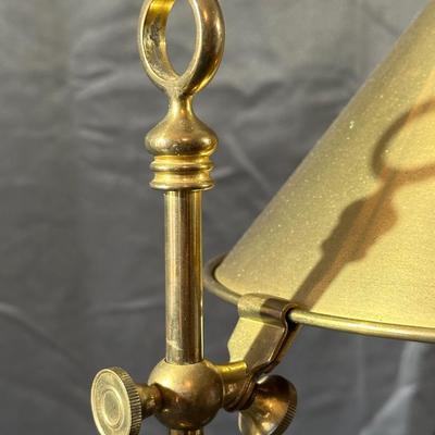 Vintage Brass Department 56 Candle Lamp & Holder