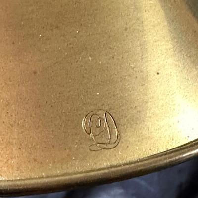 Vintage Brass Department 56 Candle Lamp & Holder