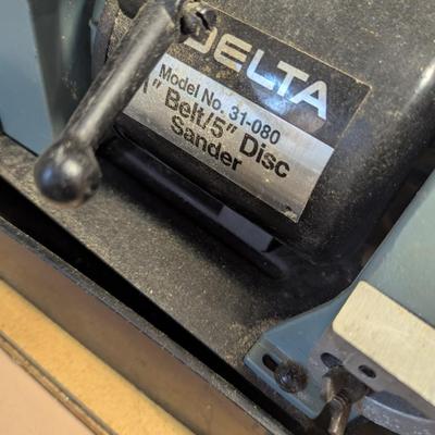 Delta Model No. 31-080 1" Belt 5" Disc Sander