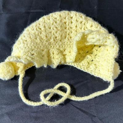 Lot of Handmade Yellow Vintage Crochet