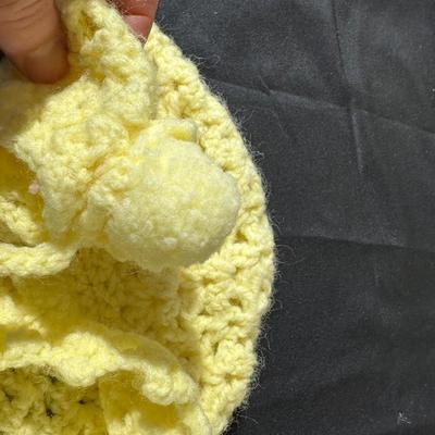 Lot of Handmade Yellow Vintage Crochet