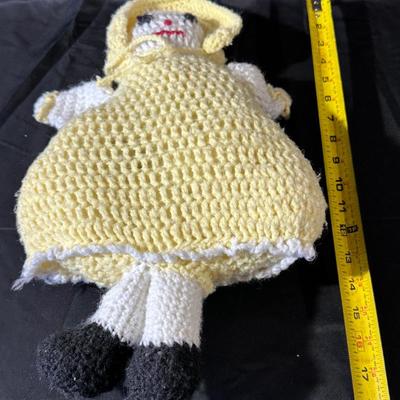 Lot of Handmade Yellow Vintage Crochet