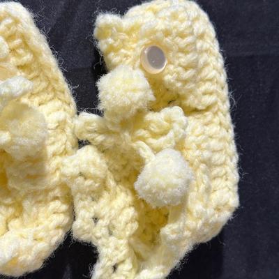Lot of Handmade Yellow Vintage Crochet