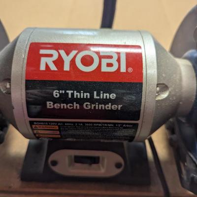 Ryobi 6" Thin Line Bench Grinder
