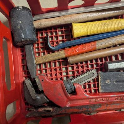 Hand Tools Wood Splitting Wedge 18" Pipe Wrench