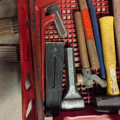 Hand Tools Wood Splitting Wedge 18" Pipe Wrench