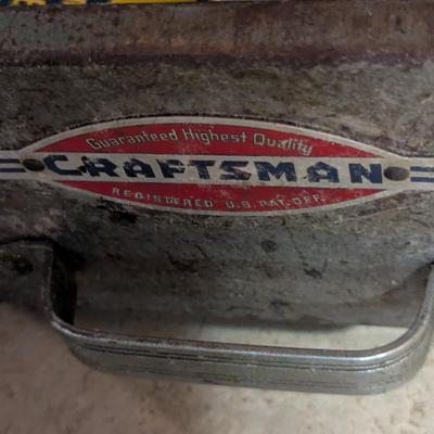 Craftsman Metal Tool Box With Tools