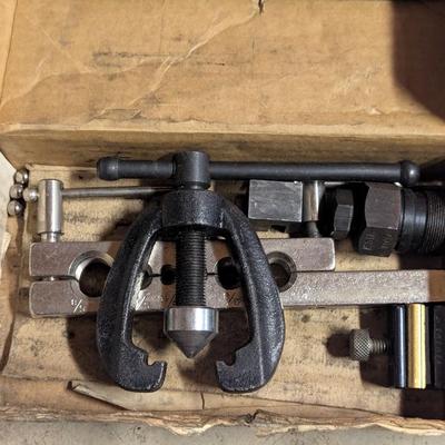 Tool Box With Tools Flaring Tool Socket Wrench Set