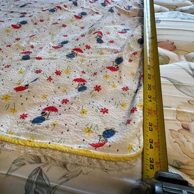 Lot of Vintage Baby Blankets #1