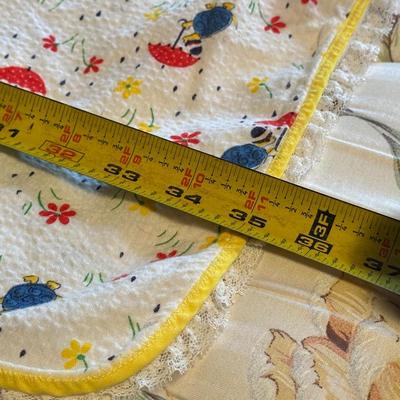 Lot of Vintage Baby Blankets #1