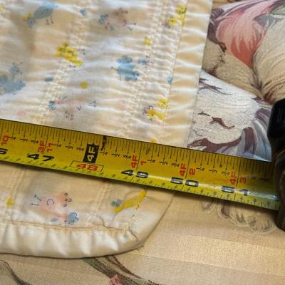 Lot of Vintage Baby Blankets #1