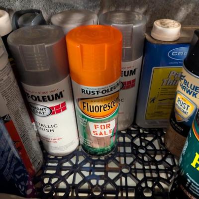 Assortment Of Painting Supplies