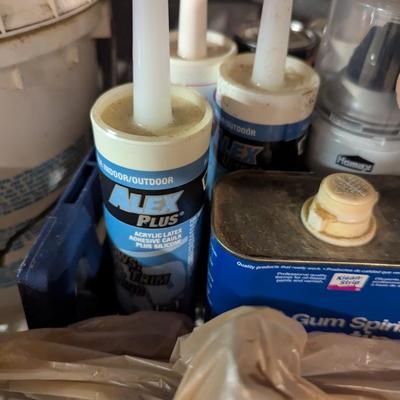 Assortment Of Painting Supplies