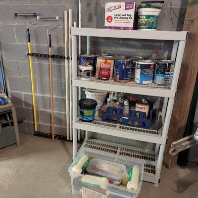 Assortment Of Painting Supplies