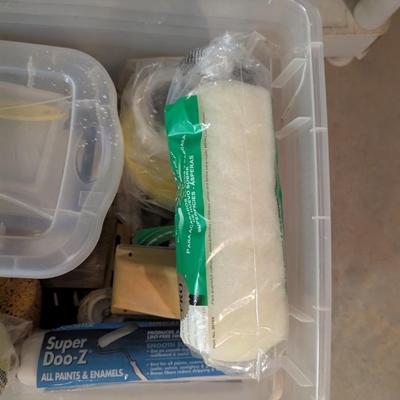 Assortment Of Painting Supplies