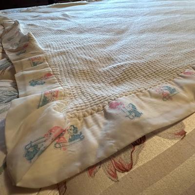 Lot of Vintage Baby’s Children’s Blanket #3