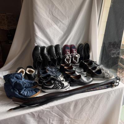 New Balance, Ecco, Ugg, and Other Shoes and Leather Belts - Men’s Size 9.5-10.5 (B3-DZ)