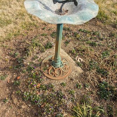 Metal Bird Bath