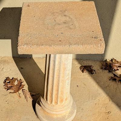 Plant/Bird Bath Base Stand Concrete