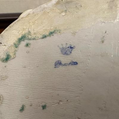 Dresden Woman & Swan Figurine