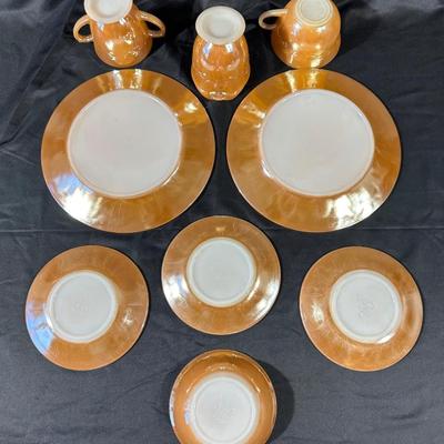 Lot of Vintage Fire King Luster Dining Ware