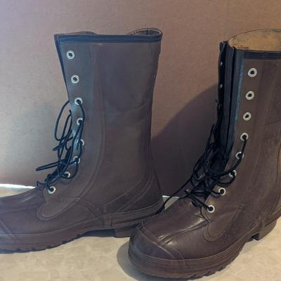 Vintage Ball Band Thermo Ply Insulated Rain Hunting Rubber Boots