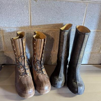 Vintage Ball Band Thermo Ply Insulated Rain Hunting Rubber Boots