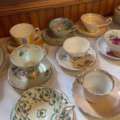 Tea cup collection 