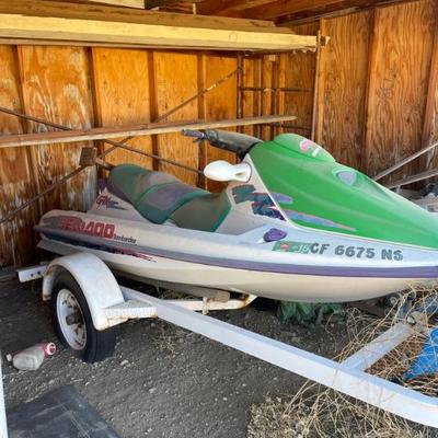 Seadoo and trailer 