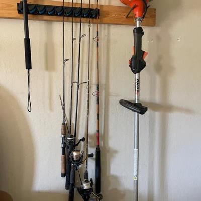 Fishing poles 