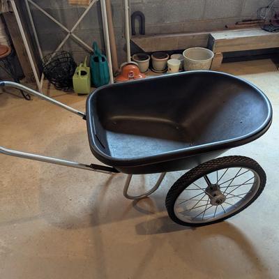Poly-Tough Cart Two-Wheel Wheelbarrow