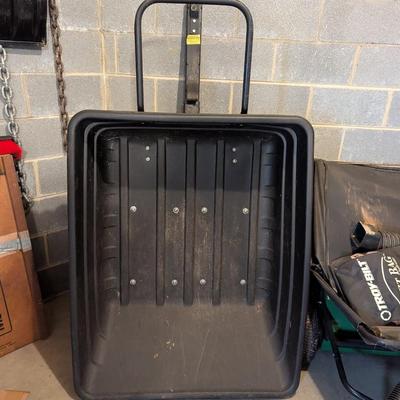 Dump Cart With Tow Hitch