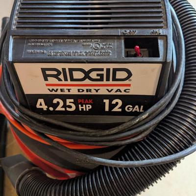 Ridgid Wet Dry Vac 4.25 HP 12 Gallons