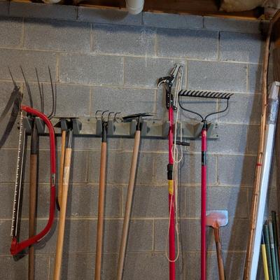 Assortment Of Gardening Hand Tools