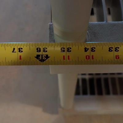 Approx 36" x 24" x 38 1/2" Plastic Shelving Units