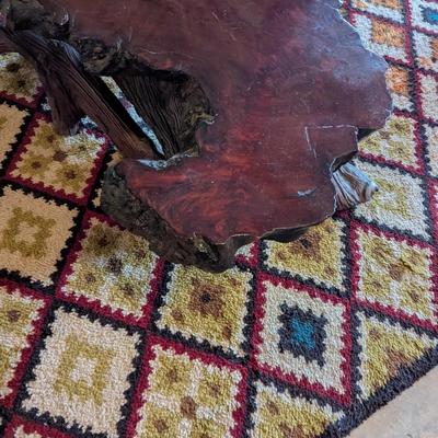 California Redwood Burl Coffee Table