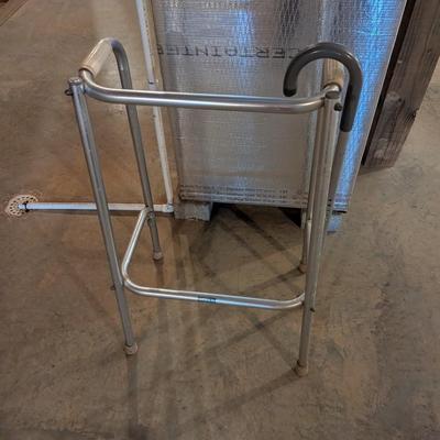 Metal Walker & Cane