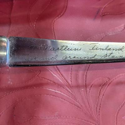 J. Marttiini Stainless Fixed Blade Knife Finland Leather Sheath