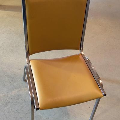 Vintage Padded Yellow Chair