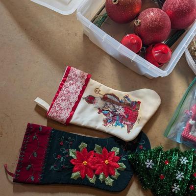 Assortment Of Christmas Decorations