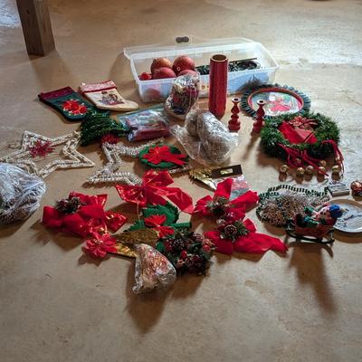 Assortment Of Christmas Decorations