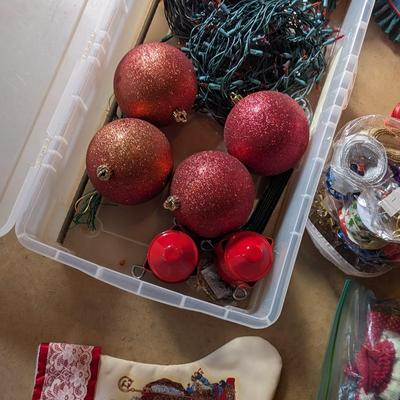 Assortment Of Christmas Decorations
