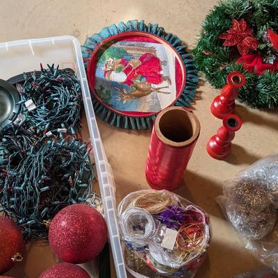 Assortment Of Christmas Decorations