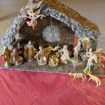 Made In Italy Nativity Scene Plays Music