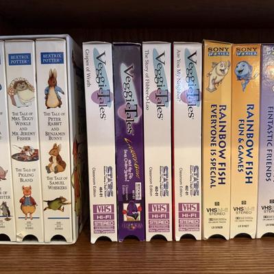 Children's Educational VHS Tapes.